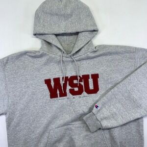 Vintage Champion WSU Dad Hoodie XL Mens Sweatshirt Washington State University‎